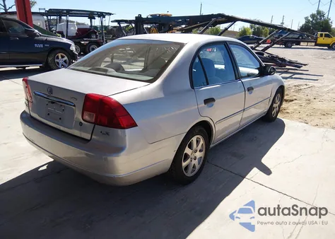 2001 Honda Civic Lx из США, поврежденный, VIN 1HGES16511L032370
